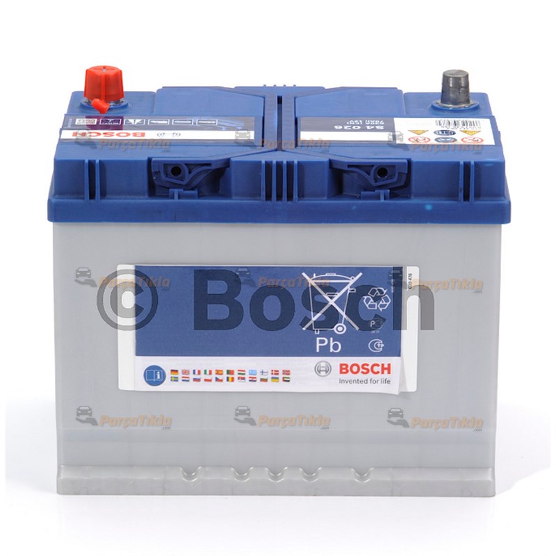 Akü, 12V 70Ah Yüksek Bosch Akü S4 (Japon) 0092S40530