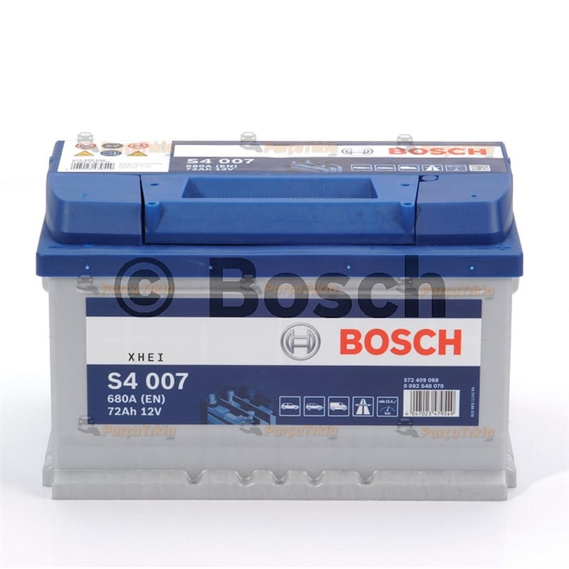 Akü, 12V 71Ah Bosch Akü Alçak Opel , 0092S40450