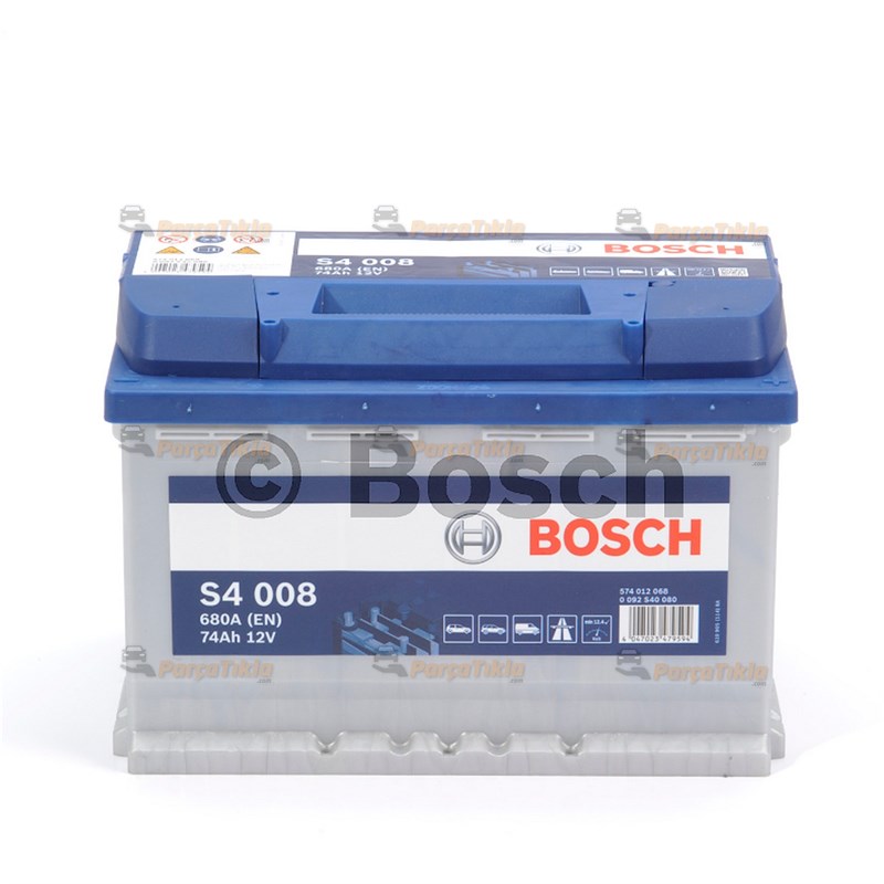 Akü, 12V 74Ah Bosch Akü S4 0092S40320