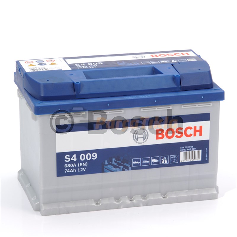 Akü, 12V 74Ah S4 Bosch Akü Ters 0092S40330