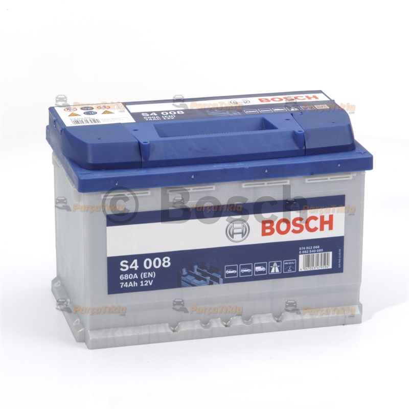 Akü, 12V 74Ah Bosch Akü S4 0092S40320