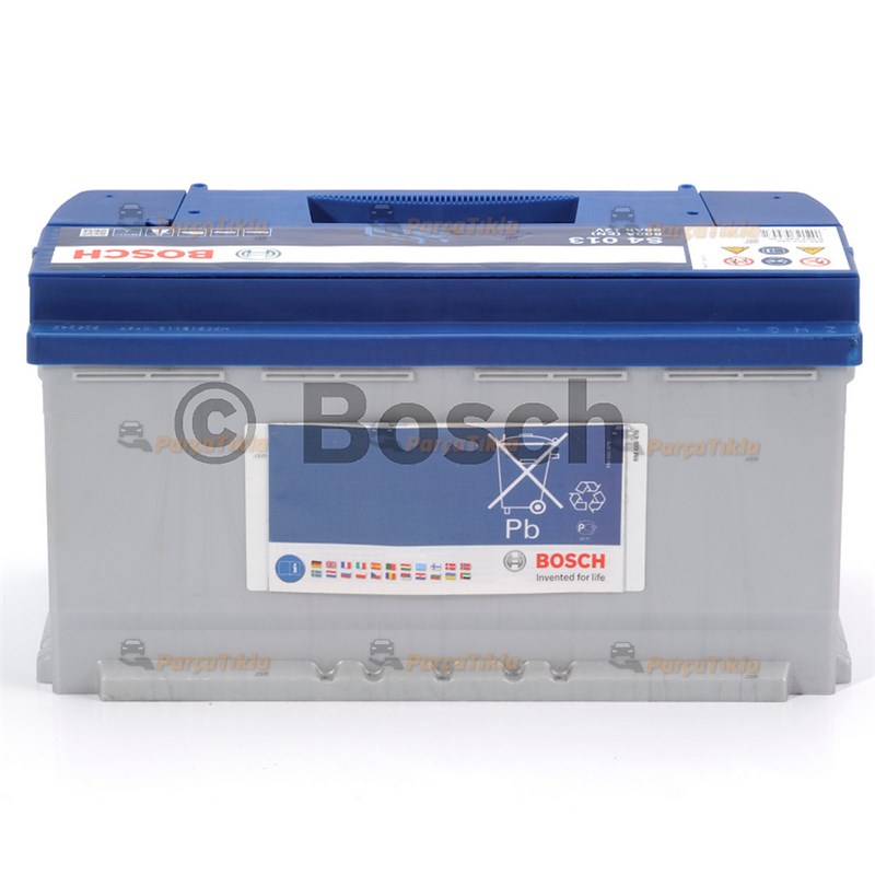 Akü, 12V 95Ah Alçak Akü S4 Yok!!! 0092S40340