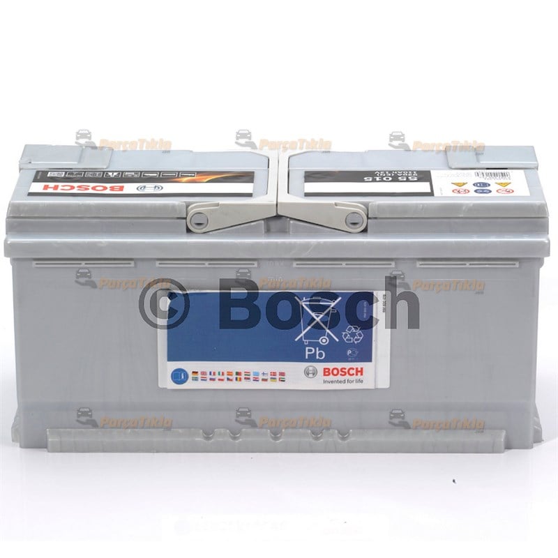 Akü, 12V 110Ah Bosch Akü S5 Uzun Ducato, Q7, Por 0092S50140