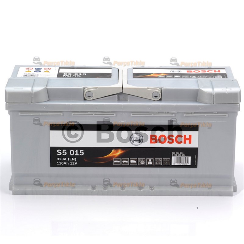 Akü, 12V 110Ah Bosch Akü S5 Uzun Ducato, Q7, Por 0092S50140