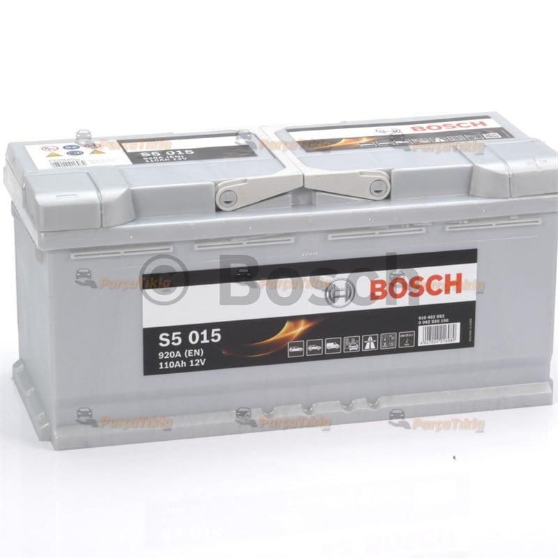 Akü, 12V 110Ah Bosch Akü S5 Uzun Ducato, Q7, Por 0092S50140