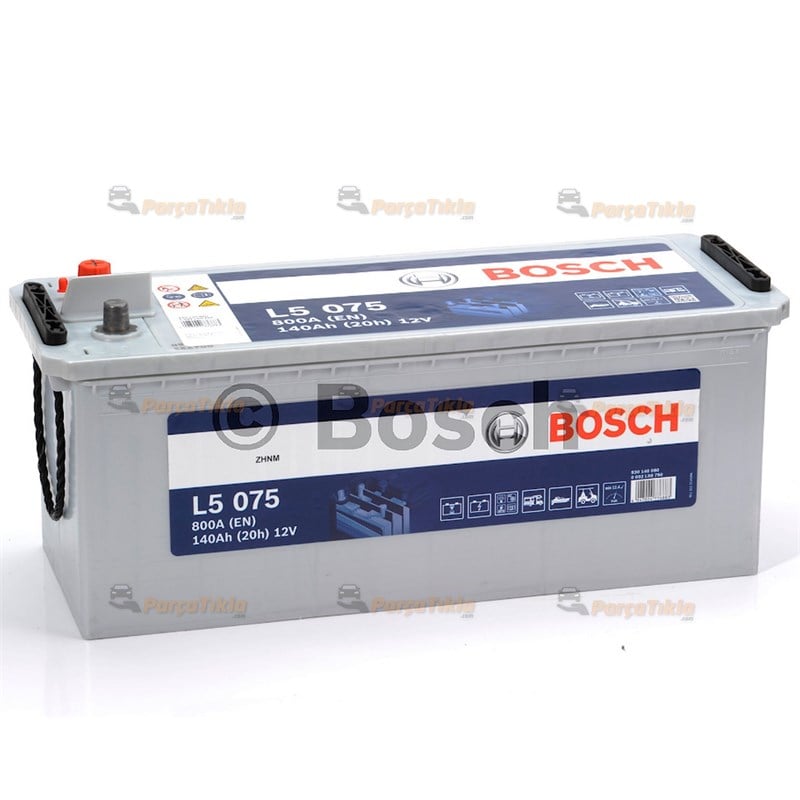 Akü, 12V 140Ah Deepcycle Bosch Akü L5 Servis
