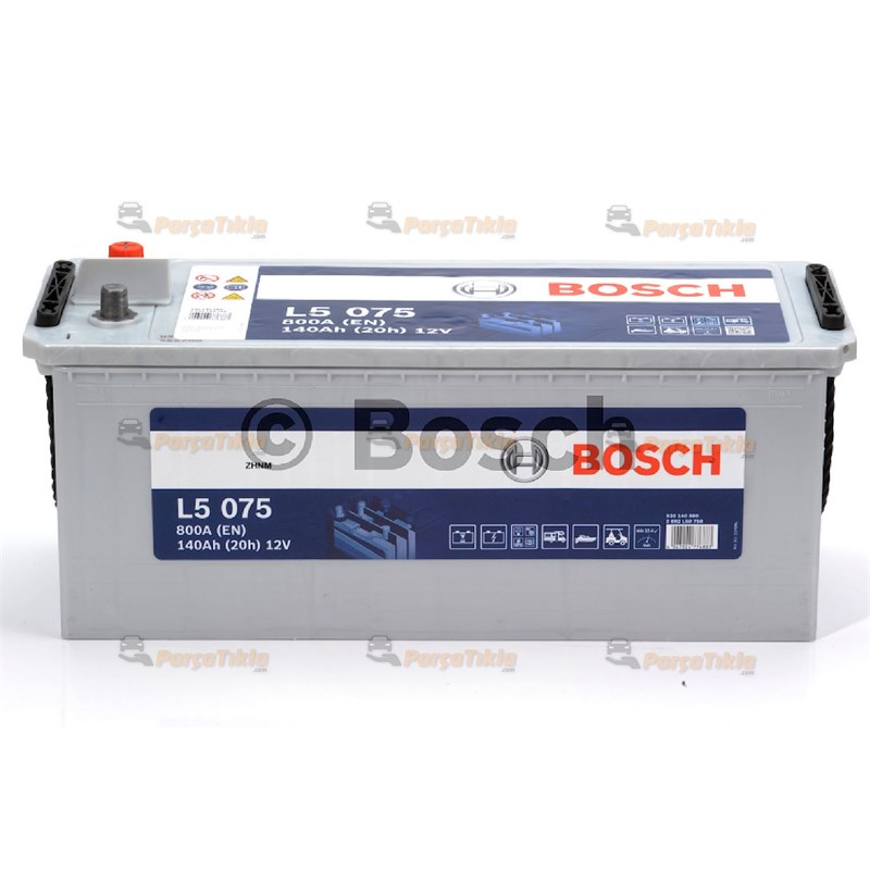 Akü, 12V 140Ah Deepcycle Bosch Akü L5 Servis