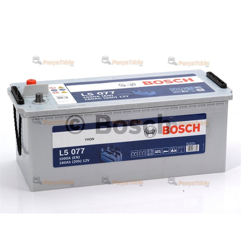 Akü, 12V 180Ah Deepcycle Bosch Akü Servis