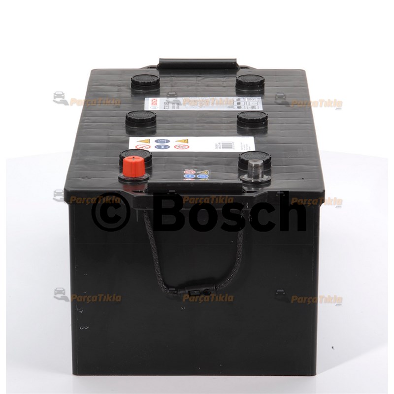 Akü, 12V 200Ah Bosch Akü 0092T30840 Siyah Sulu