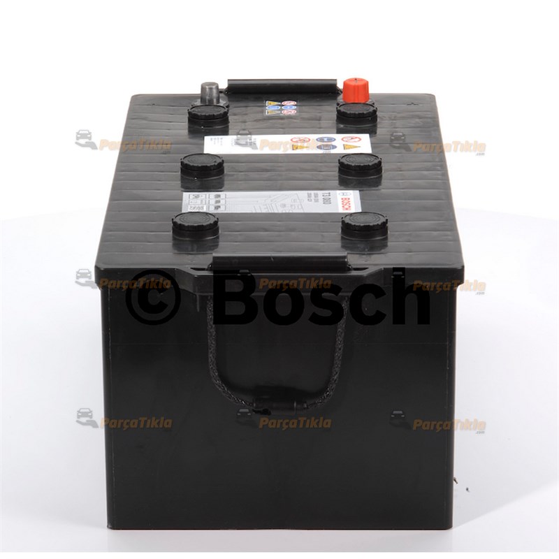 Akü, 12V 200Ah Bosch Akü 0092T30840 Siyah Sulu
