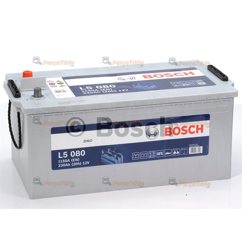 Akü, 12V 230Ah Deepcycle Bosch Akü Servis