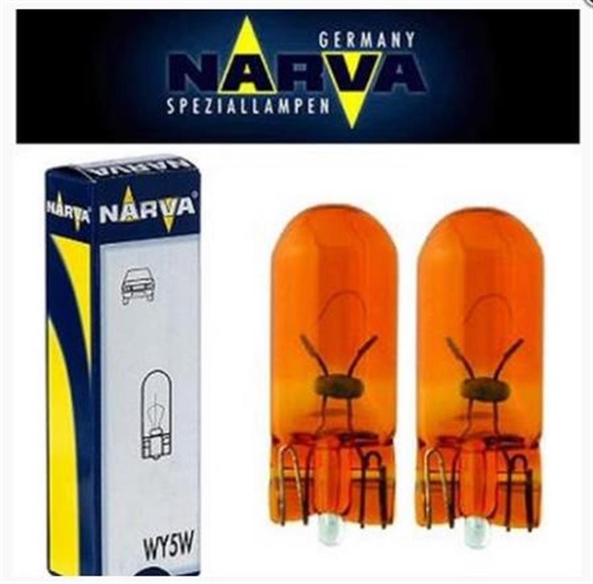 12v 5w T10 Turuncu Dipsiz Ampul Phılıps Narva17169 | Narva 17169