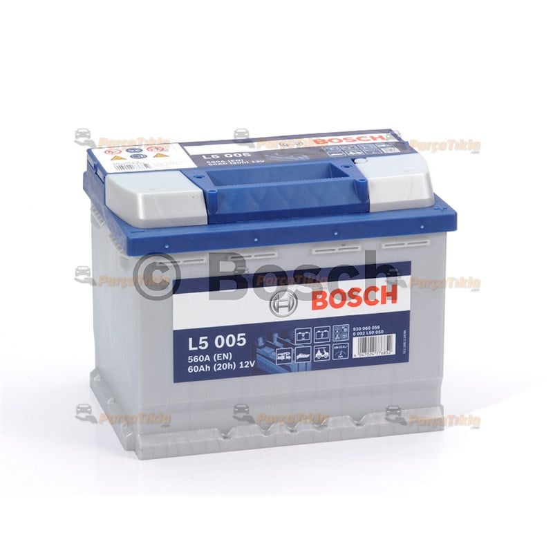 Akü, 12V 60Ah L5 Deepcycle Bosch Akü Servis