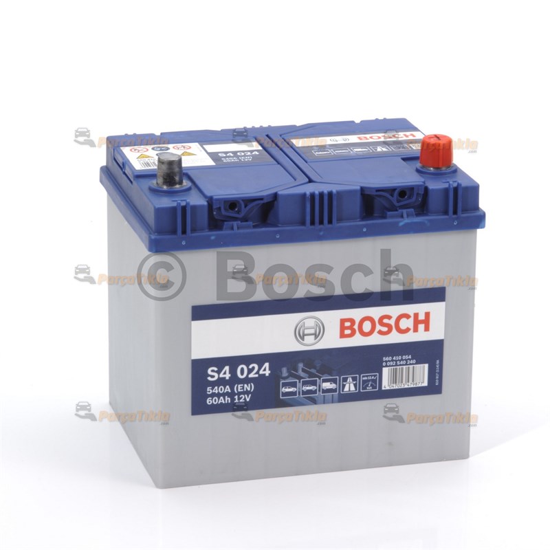 Akü, 12v 60ah Bosch Akü Yüksek Japon -- 0092s40500 |