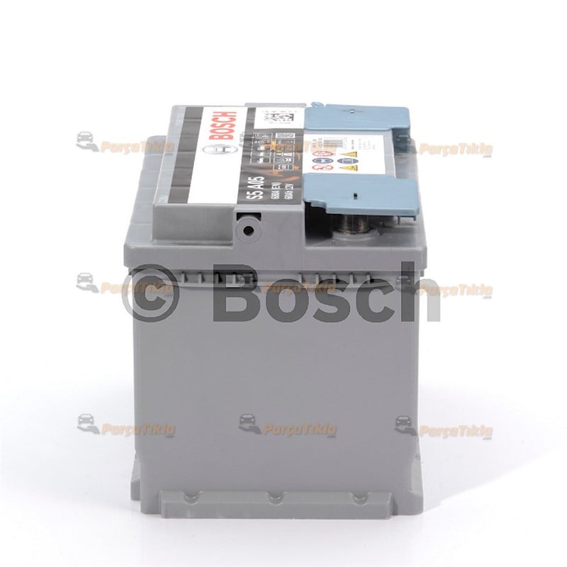 Akü, 12V 60Ah S5 Agm Bosch Start Stop 0092S5a030