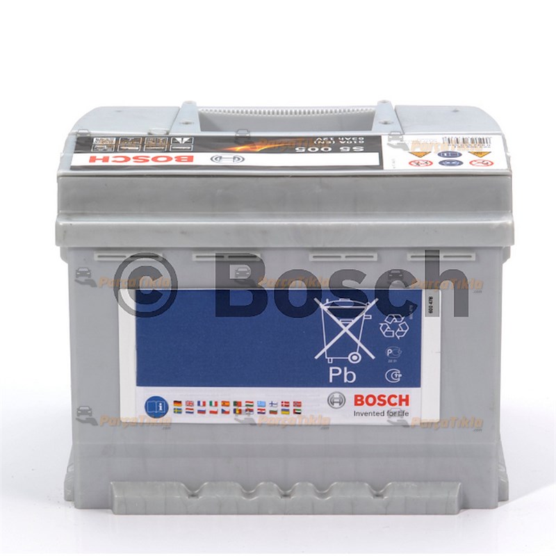 Akü, 12V 63Ah S5 Silver Plus Bosch Akü 0092S50120
