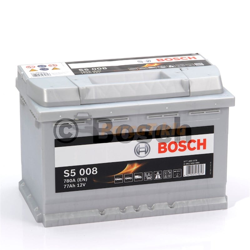 Akü, 12V 77Ah Sılver Plus Bosch Akü 0092S50770