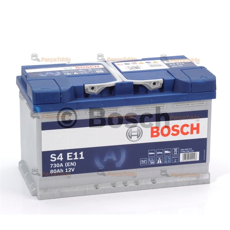Akü, 12V 79Ah Efb Start/Stop Bosch Akü 0092S4e110