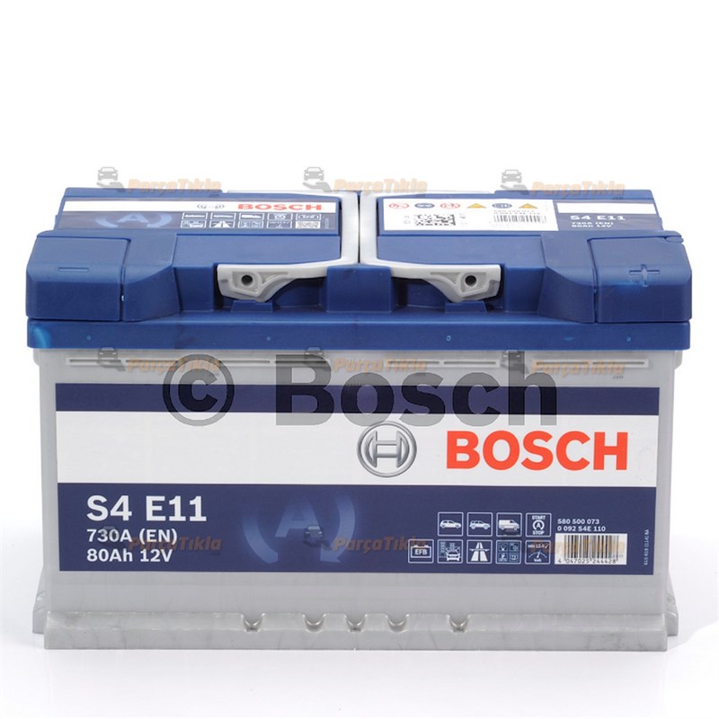 Akü, 12V 79Ah Efb Start/Stop Bosch Akü 0092S4e110