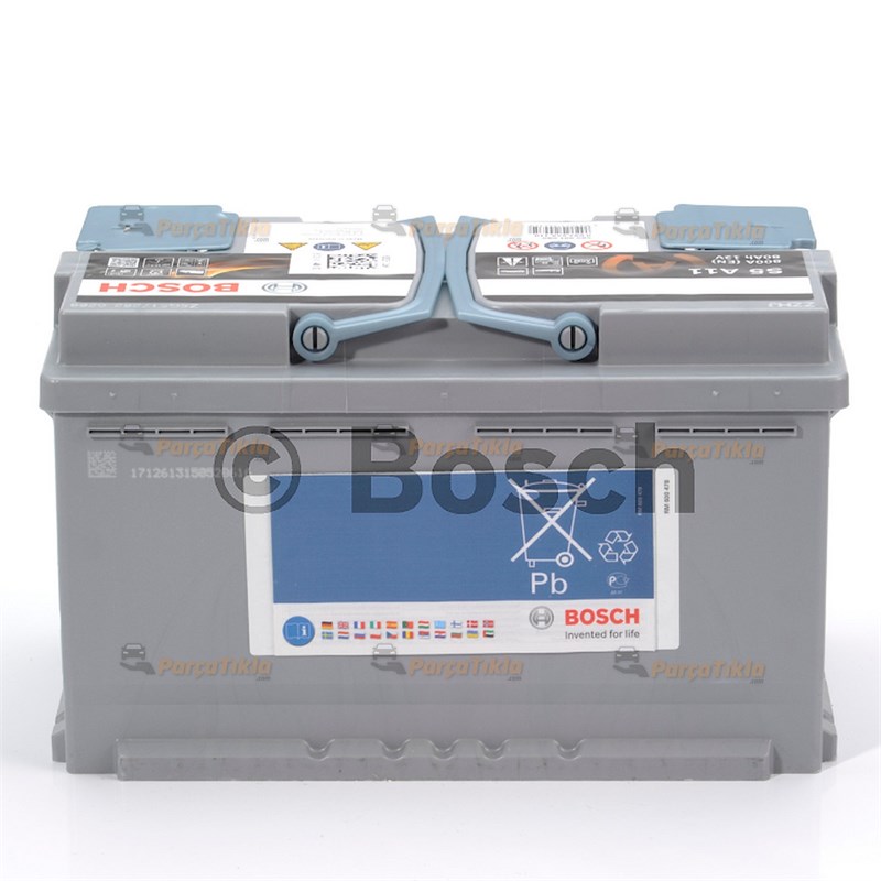 Akü, 12v 80ah Agm Bosch Akü Start-stop 0092s5a060 |