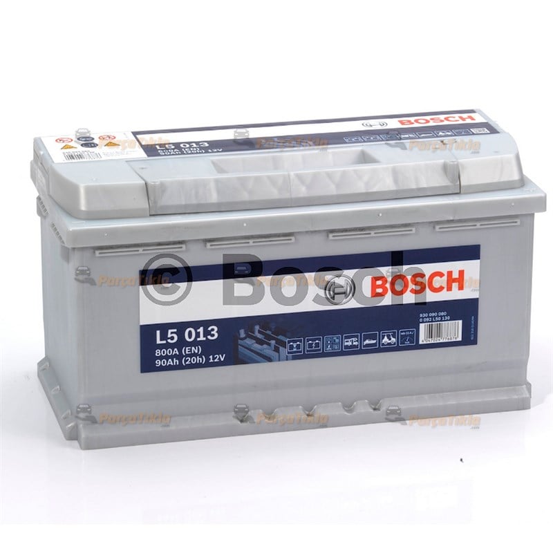 Akü, 12V 90Ah Deepcycle Bosch Akü Servis