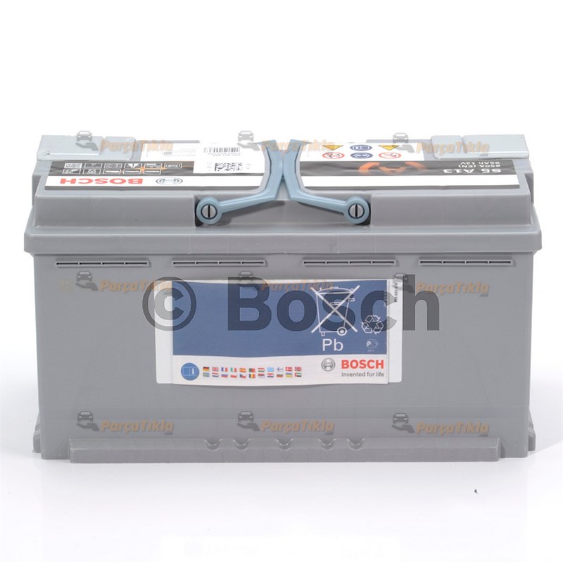 Akü, 12V 95Ah Agm Bosch Akü Start Stop 0092S5a070
