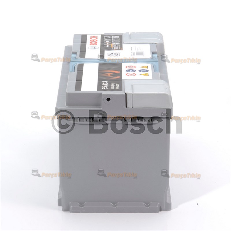 Akü, 12V 95Ah Agm Bosch Akü Start Stop 0092S5a070