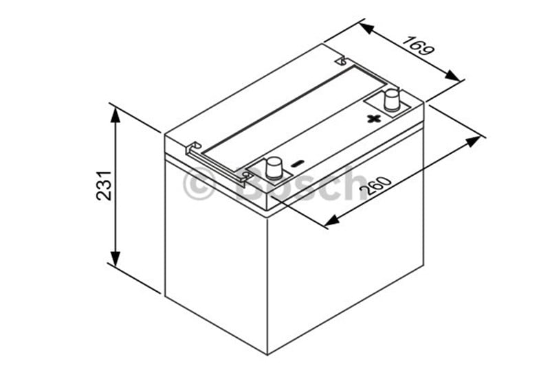 Akü, 12V 85Ah Agm Deepcycle Bosch Akü L6 Servis