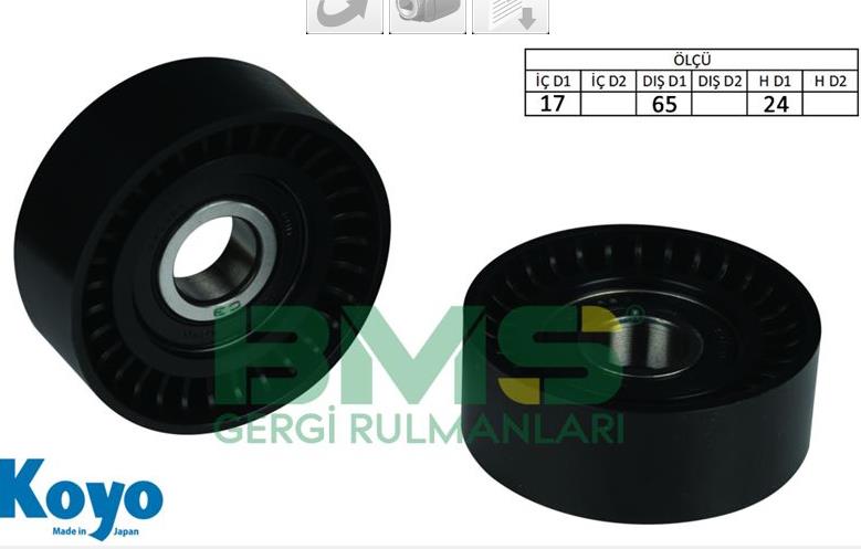 Gergi Rulmanı Aba25501047 17x65x24 17x65x24 | Aba 25501047