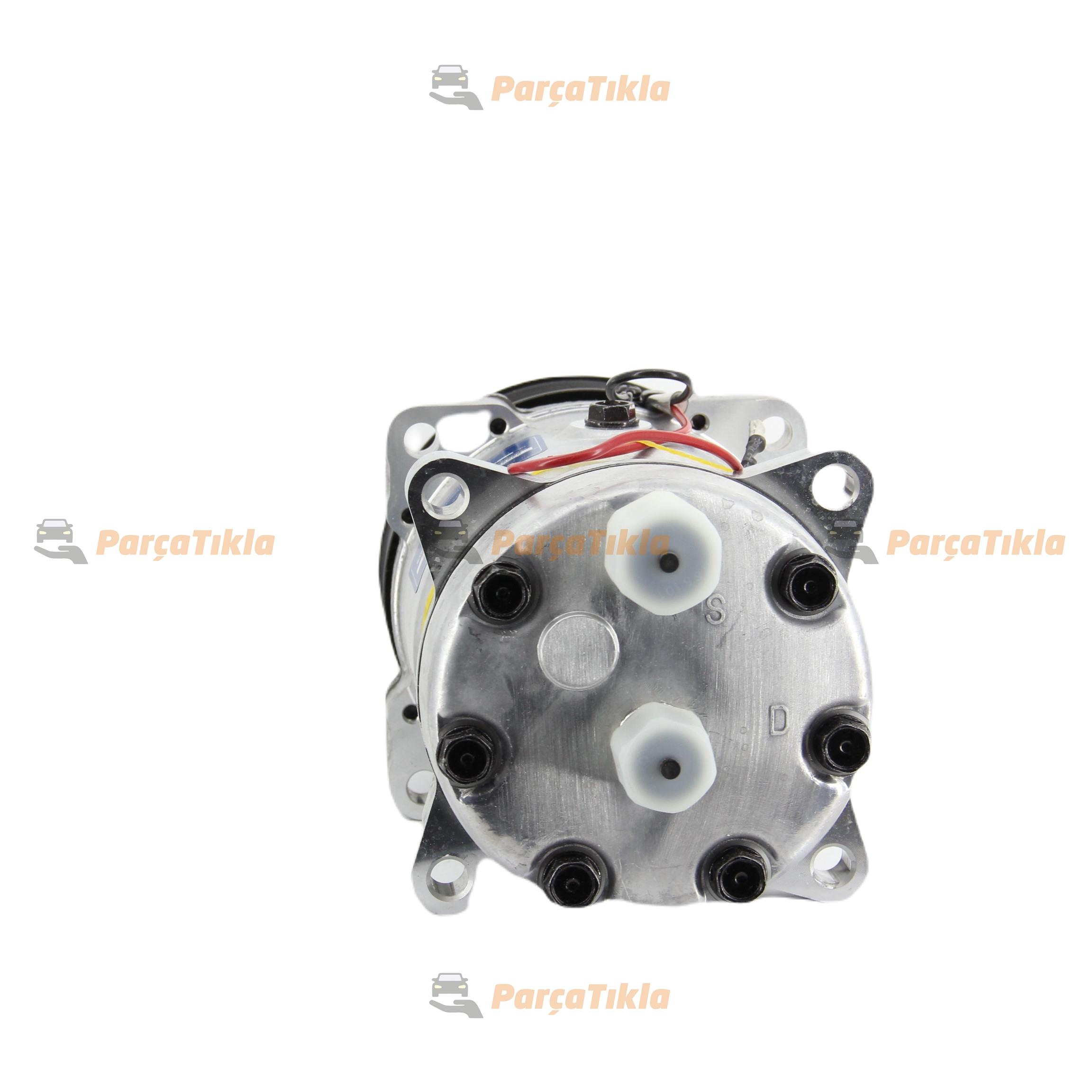 Klima Kompresörü 12v 8pk 7h15 Arkadan Çıkıs İnce Kalın Sanden8027 Sd8027 Sanden8238 Sd8238 | Acedge Ace8027
