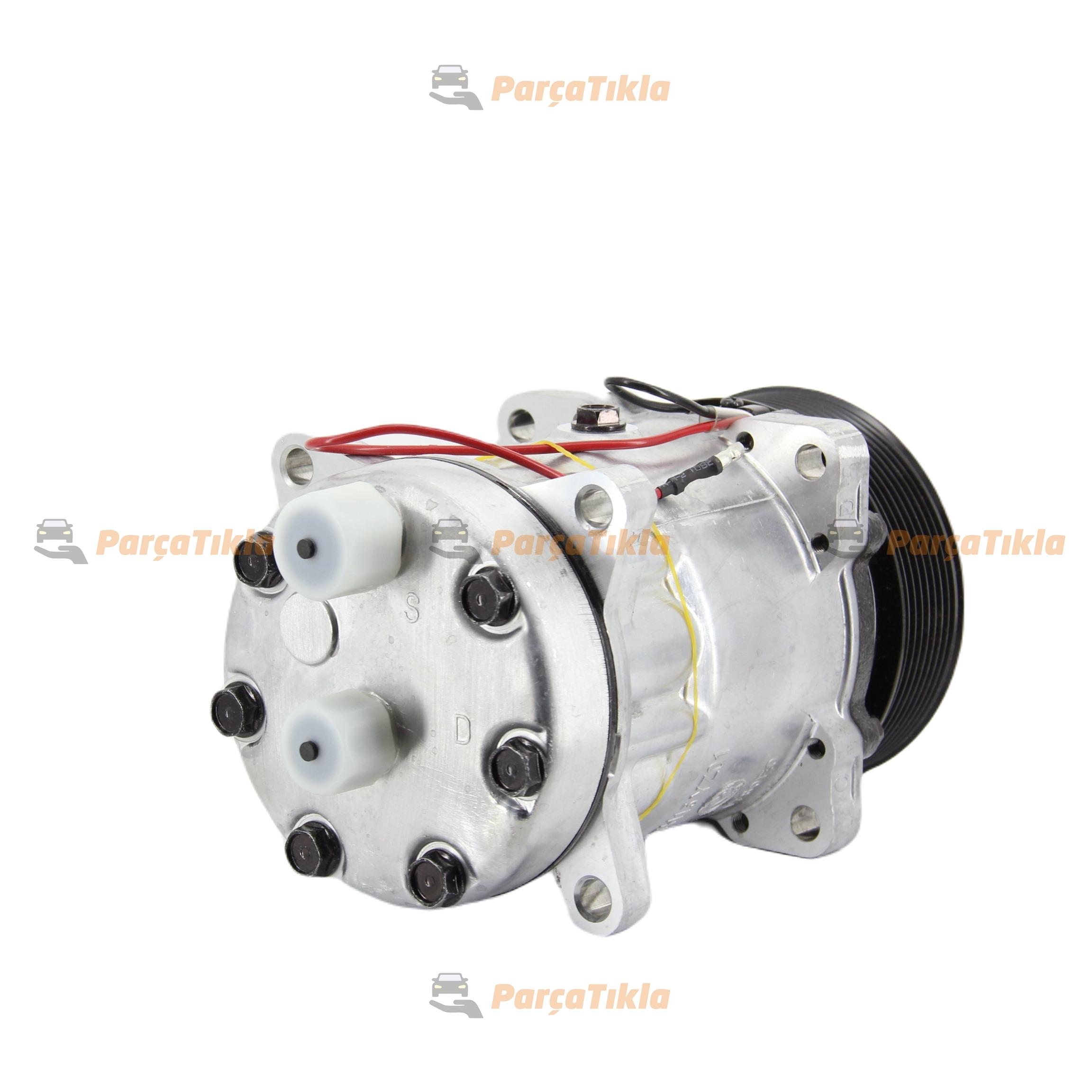 Klima Kompresörü 12v 8pk 7h15 Arkadan Çıkıs İnce Kalın Sanden8027 Sd8027 Sanden8238 Sd8238 | Acedge Ace8027