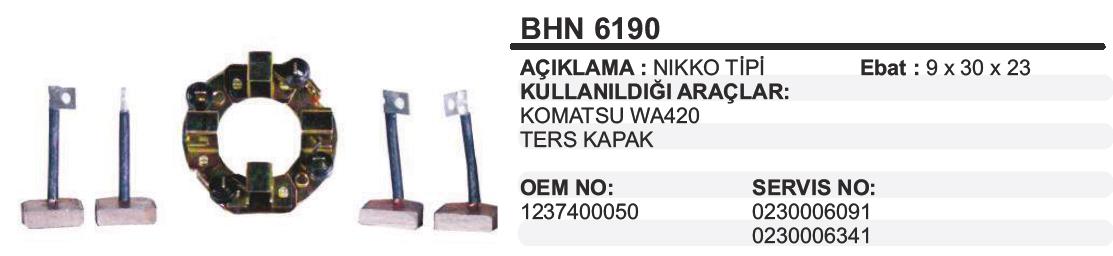 Kömür Yuvası Komatsu Wa420/ters Bhn6190 | Aes Bhn6190