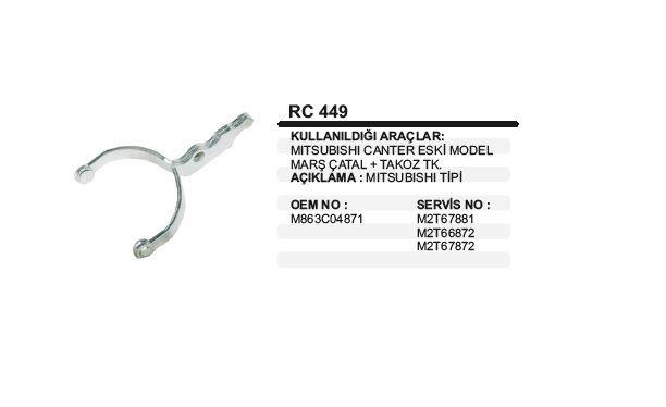 Marş Çatalı Mıtsubıshı Canter İm Em Hyundai Forklift  8703 | Aes Rc449