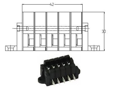 Sigorta Yuvası 5li Aksa01009 | Aksa 01009