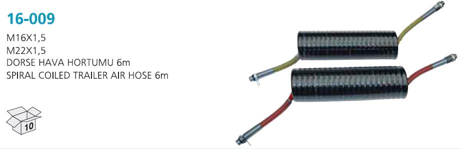 Dorse Hava Hortumu 6m (m16+m22) Aksa-16-009 | Aksa 16009