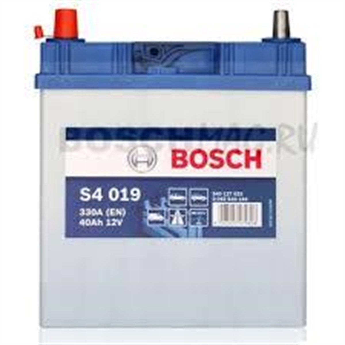 Akü, 12V 33Ah Bosch Akü S4 Ters İnce Kutup 0092S40490