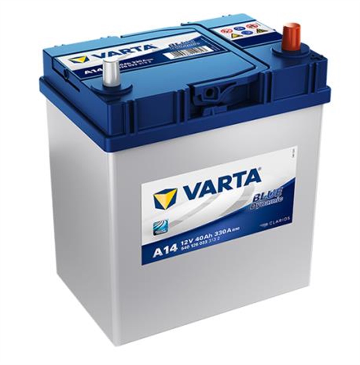 Akü, 12v 40ah Varta İnce Düz Kutup Varta Akü |