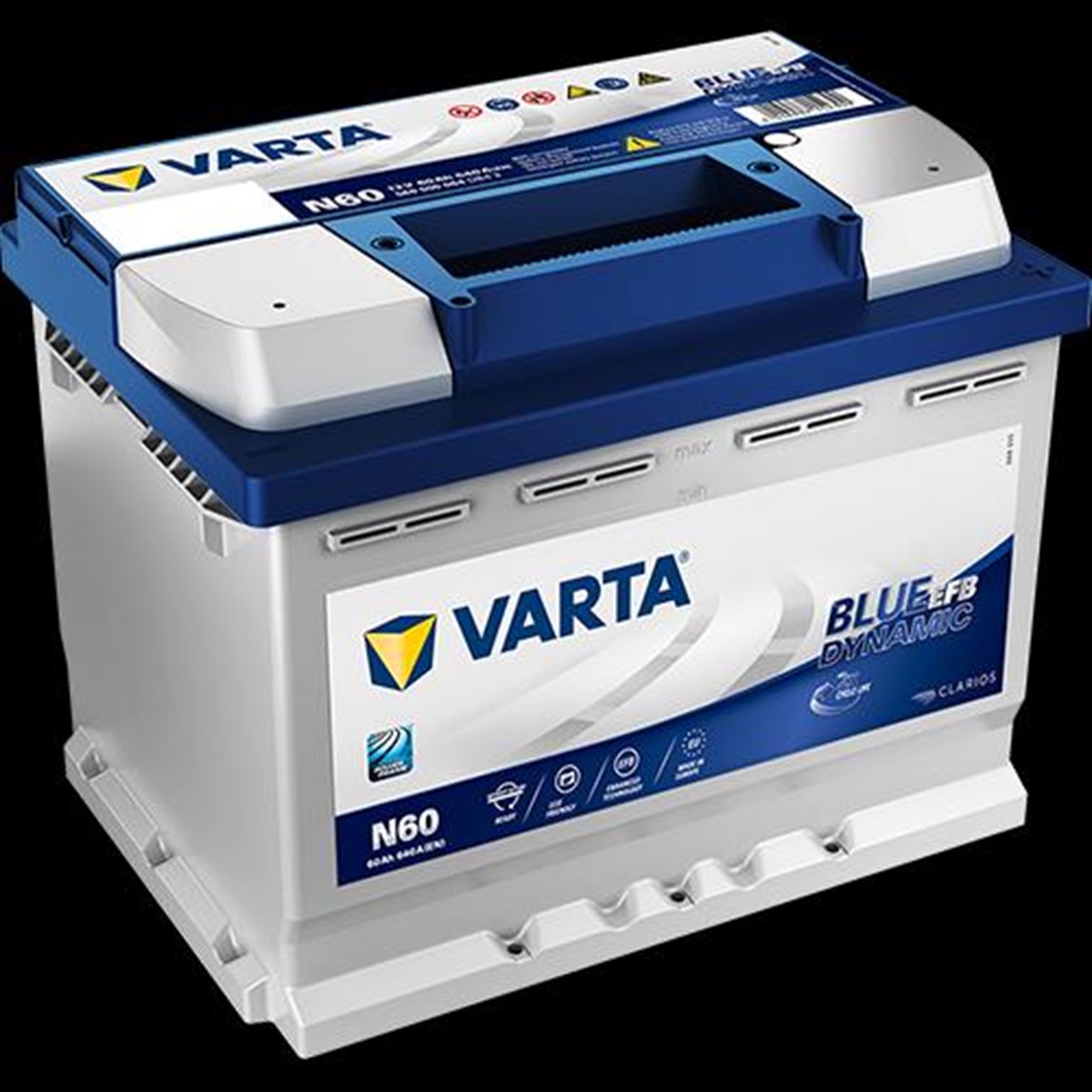 Akü, 12v 60ah Efb Varta 12v Akü Blue Dynamıc Cca 640 A (en) (start-stop) (242*175*190) 3361061mc Yuasa Ybx9000 Ybx9027 |