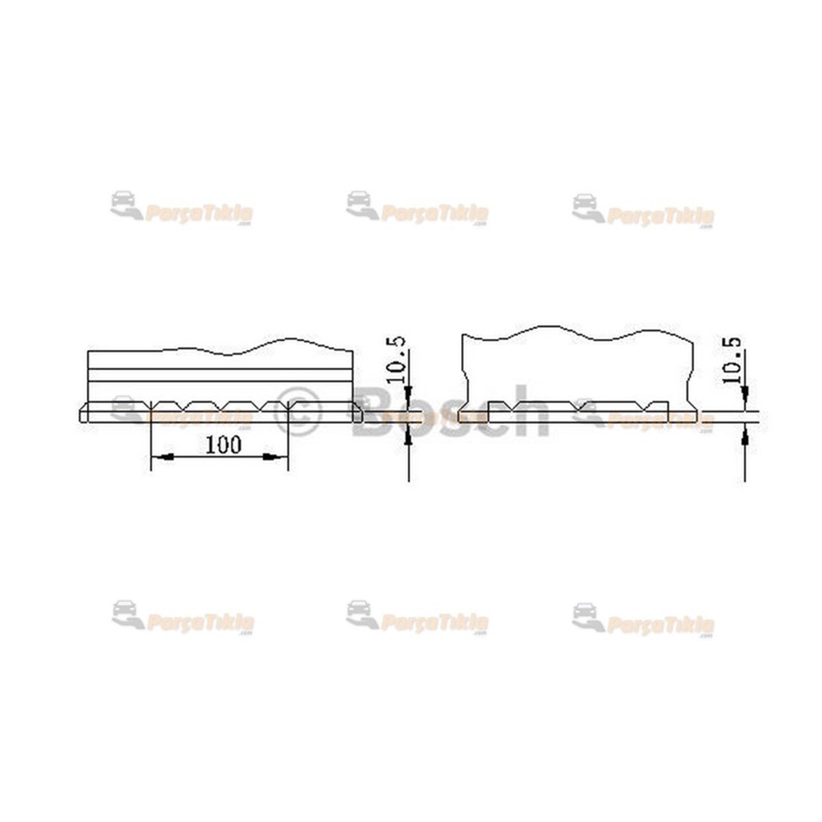 Akü, 12V 60Ah Efb Start / Stop Bosch Akü 0092S4e060