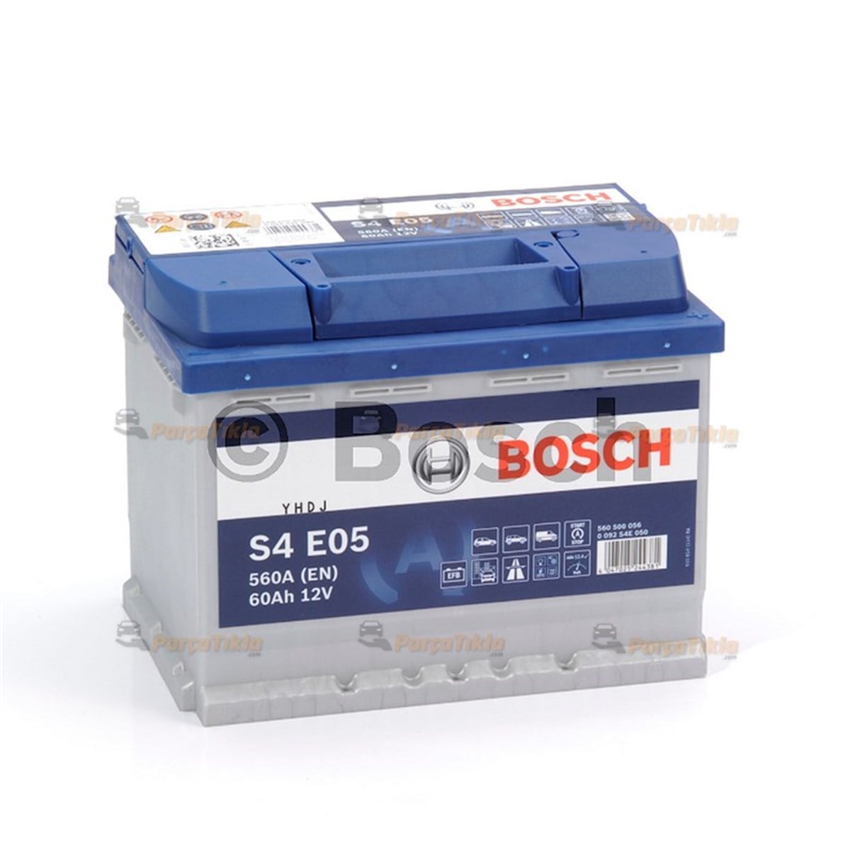 Akü, 12V 60Ah Efb Start / Stop Bosch Akü 0092S4e060