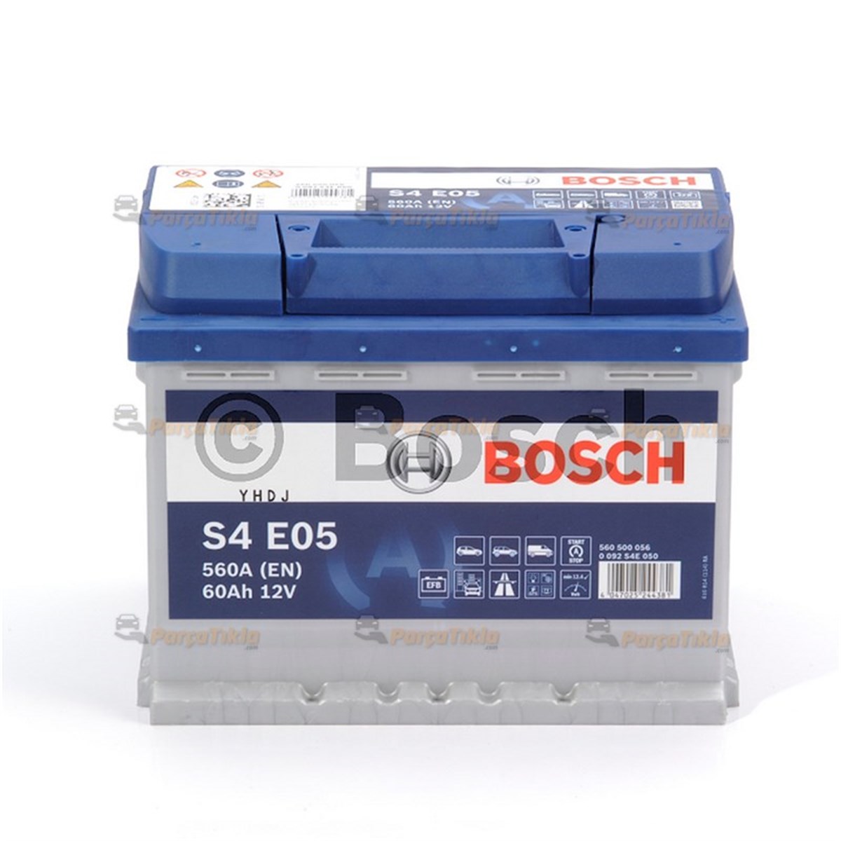 Akü, 12V 60Ah Efb Start / Stop Bosch Akü 0092S4e060