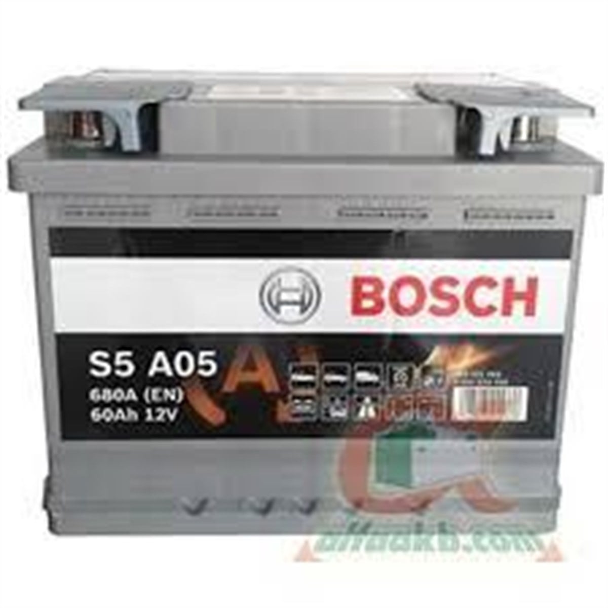 Akü, 12V 60Ah S5 Agm Bosch Start Stop 0092S5a030