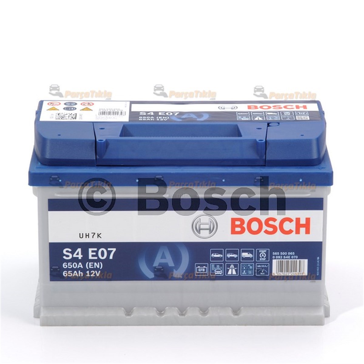 Akü, 12V 65Ah Efb Start/Stop Bosch Akü 0092S4e810