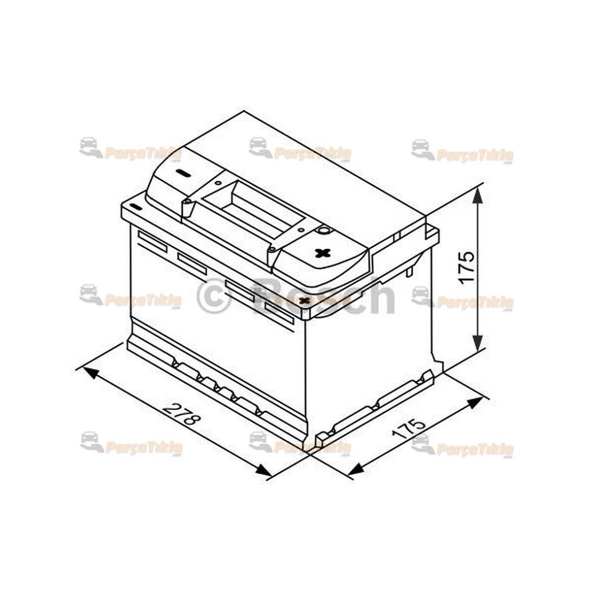 Akü, 12V 65Ah Efb Start/Stop Bosch Akü 0092S4e810
