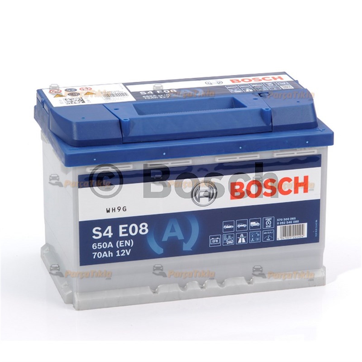 Akü, 12V 70Ah Efb Start/Stop Bosch Akü 0092S4e820