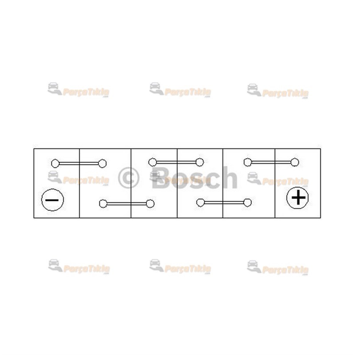 Akü, 12V 70Ah Efb Start/Stop Bosch Akü 0092S4e820