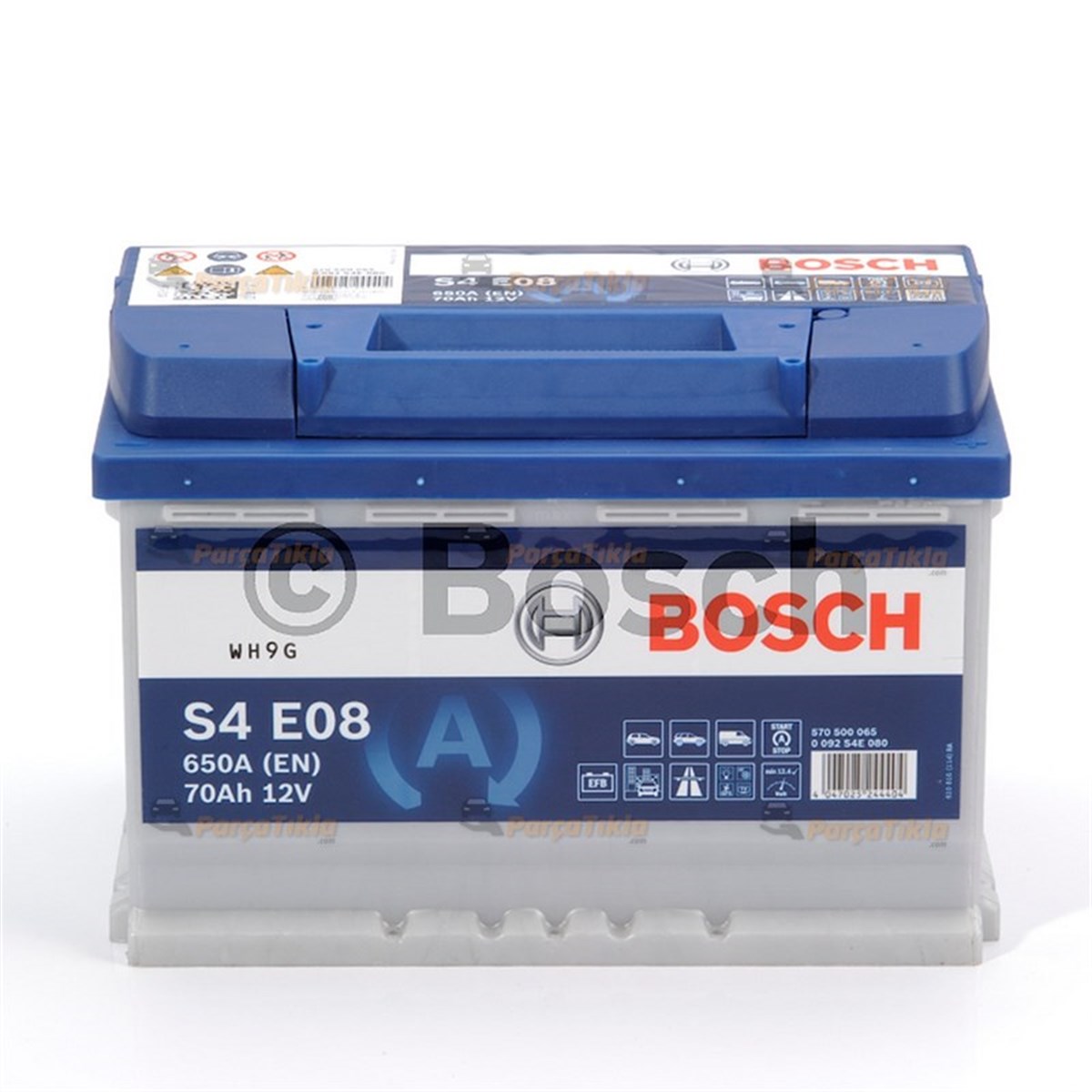 Akü, 12V 70Ah Efb Start/Stop Bosch Akü 0092S4e820
