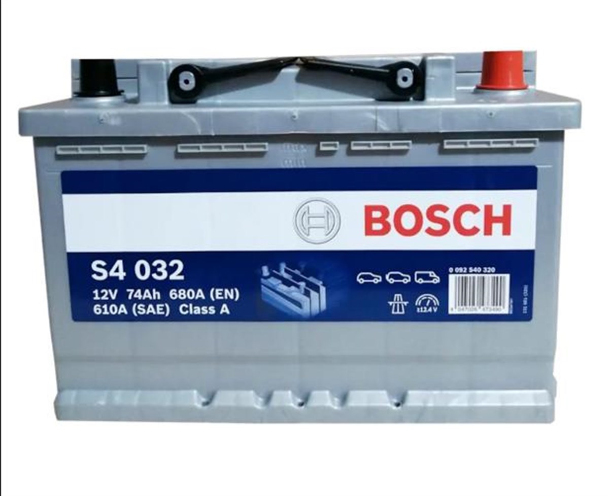 Akü, 12V 74Ah Bosch Akü S4 0092S40320