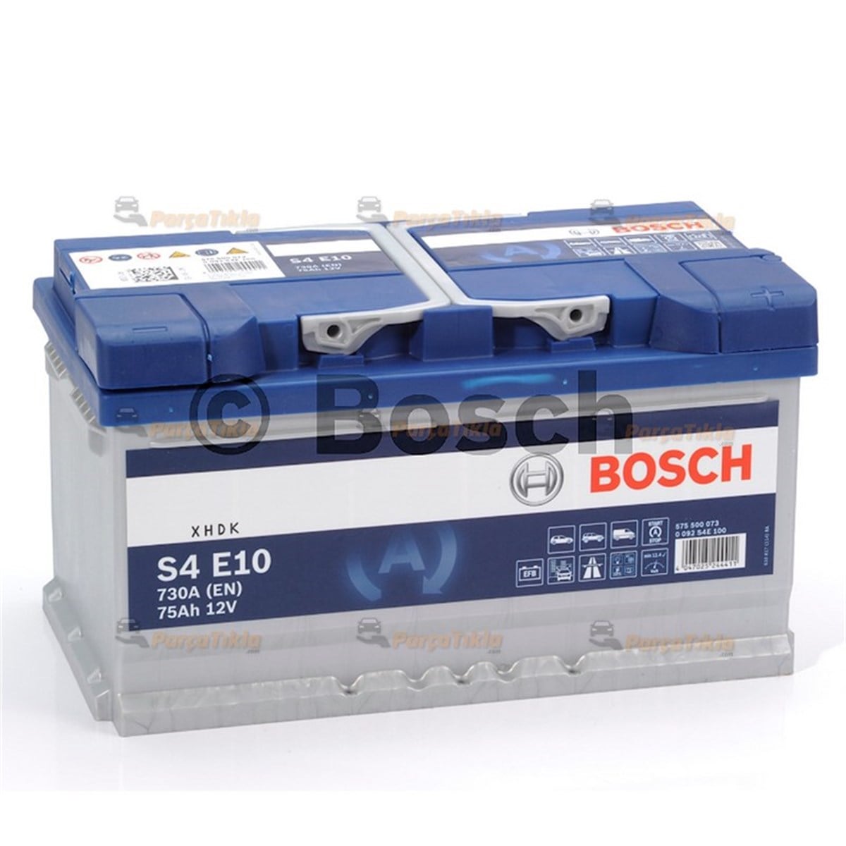 Akü, 12V 75Ah Efb Start/Stop Bosch Akü 0092S4e830 Kuga Courıer
