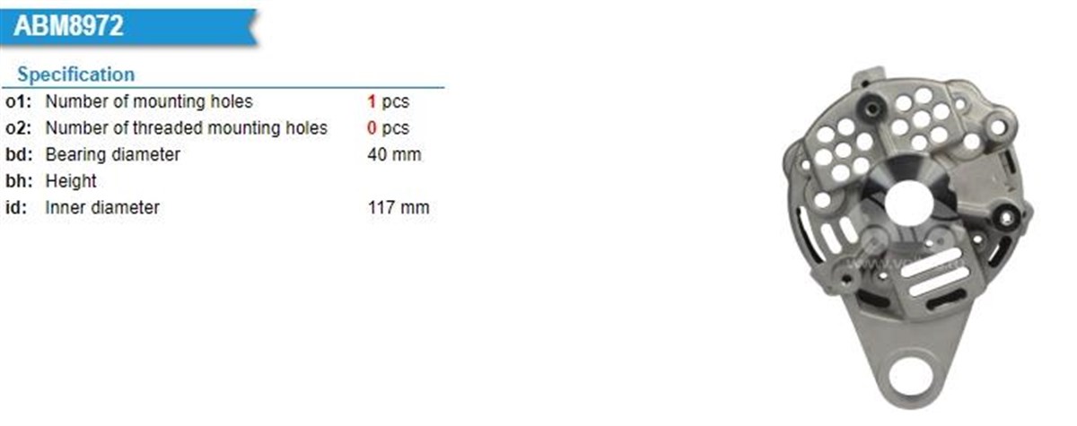 Alternatör Arka Kapak Mıtsubıshı Canter Em | Ith Xdk015